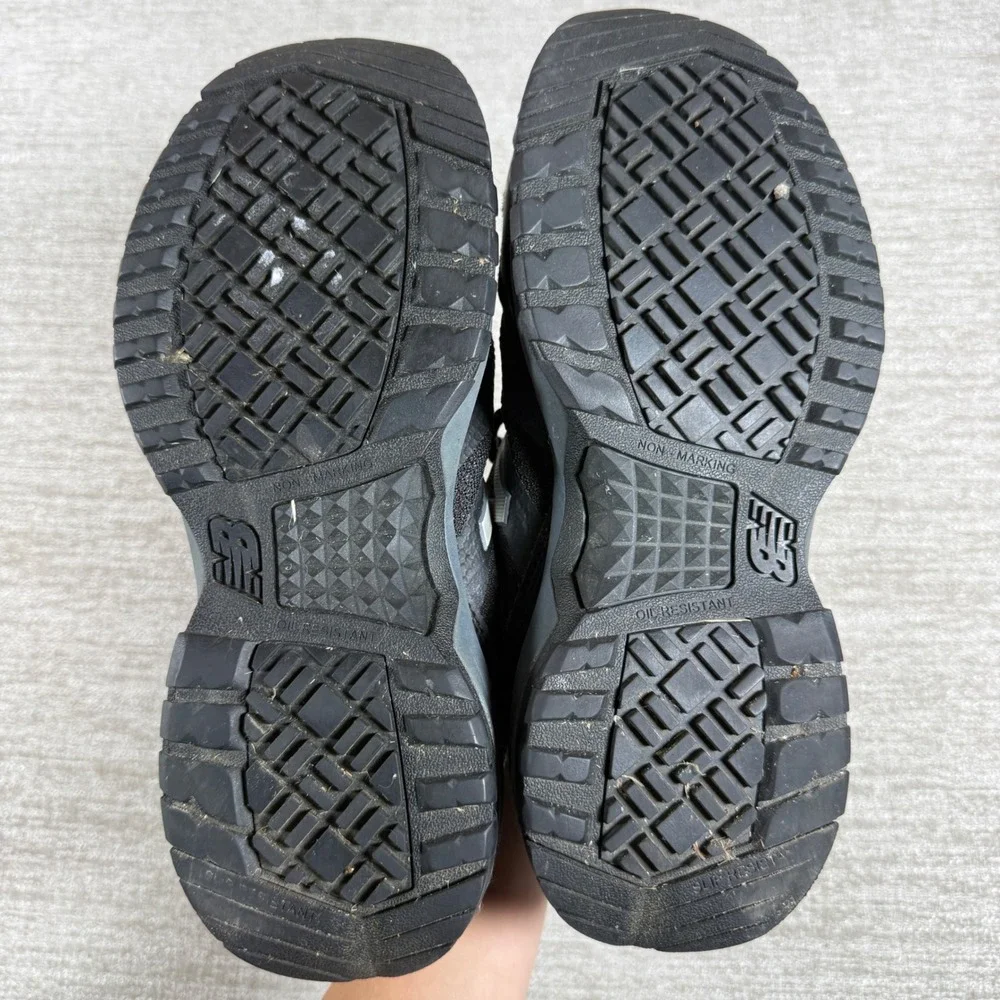 New Balance 589 Industrial Mens 7.5 Black Composite Toe Slip Resistant Work Shoe